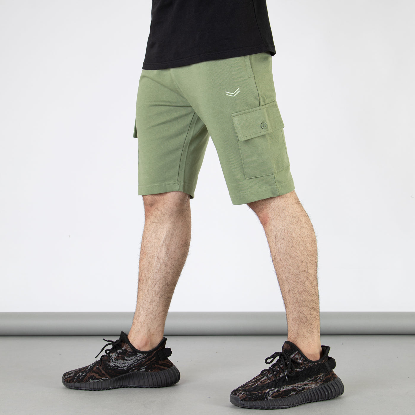 Mint Green Cargo Shorts