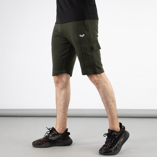 Olive Green Cargo Shorts