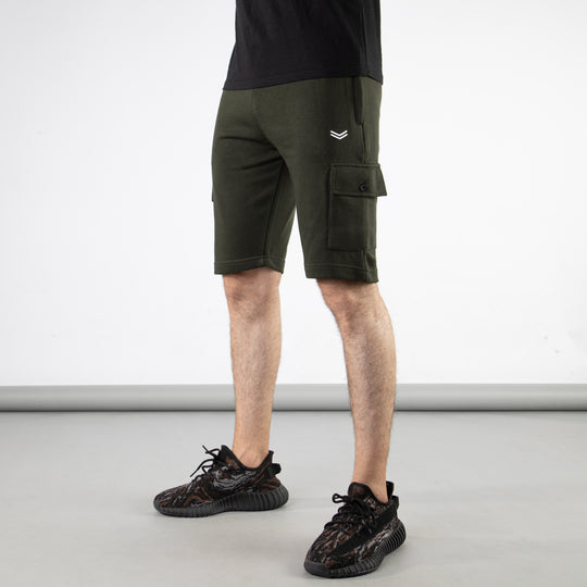Olive Green Cargo Shorts