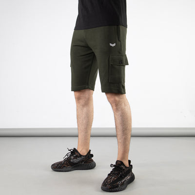 Olive Green Cargo Shorts