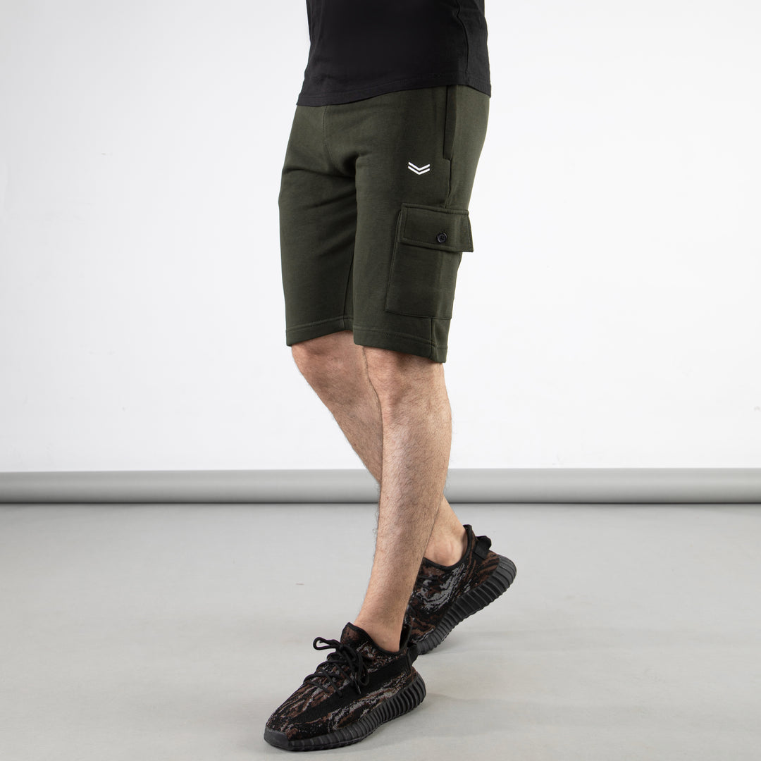 Olive Green Cargo Shorts