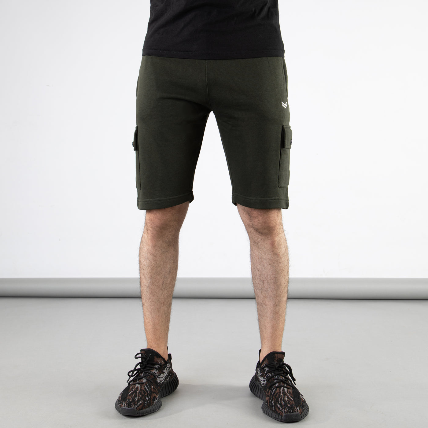 Olive Green Cargo Shorts