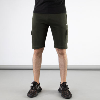 Olive Green Cargo Shorts