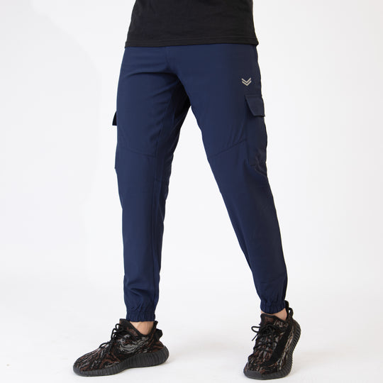 Navy Premium Micro Stretch Cargo Pants