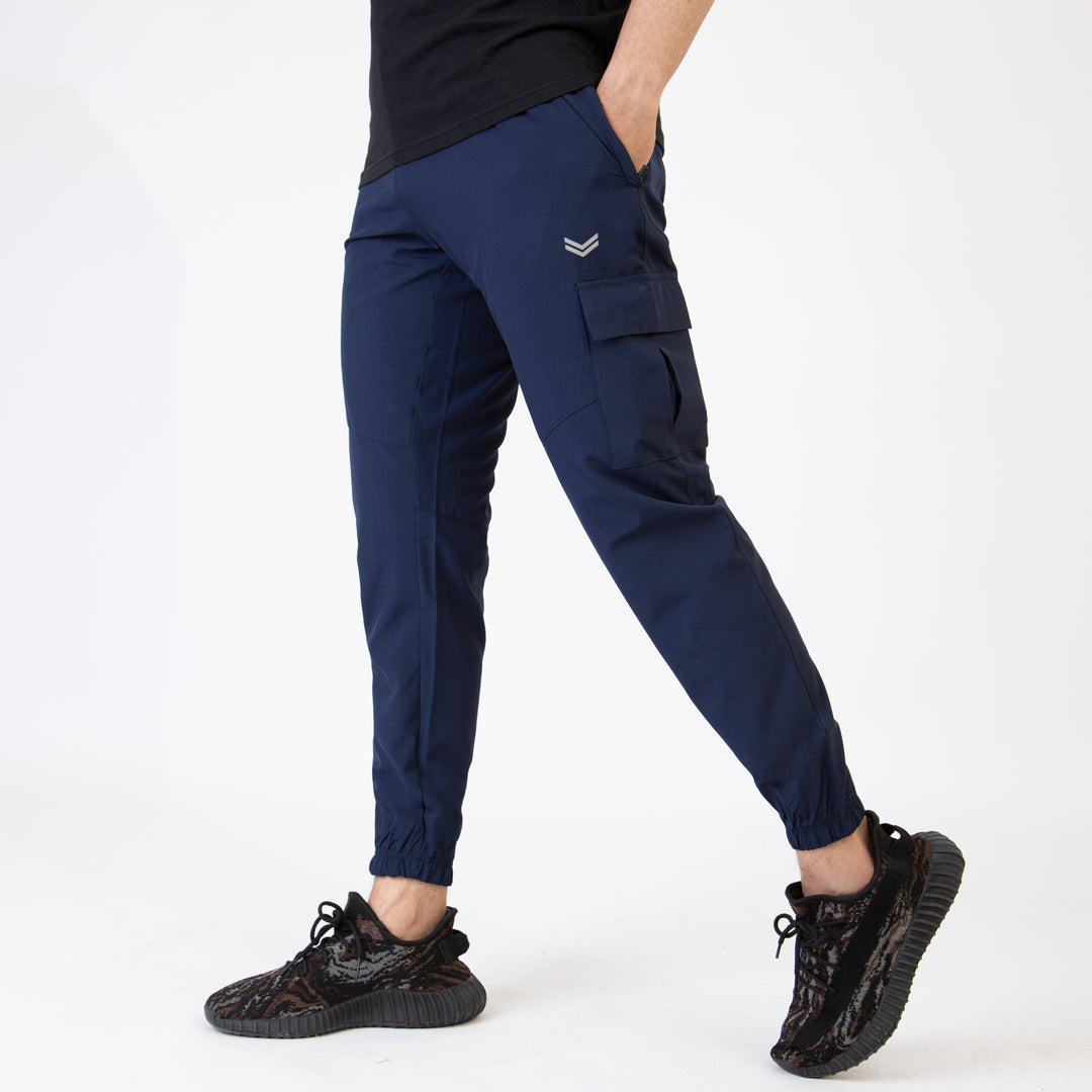 Navy Premium Micro Stretch Cargo Pants