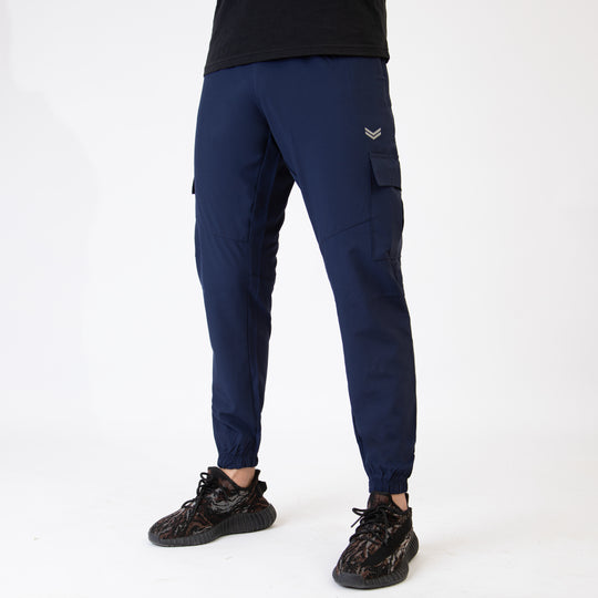Navy Premium Micro Stretch Cargo Pants