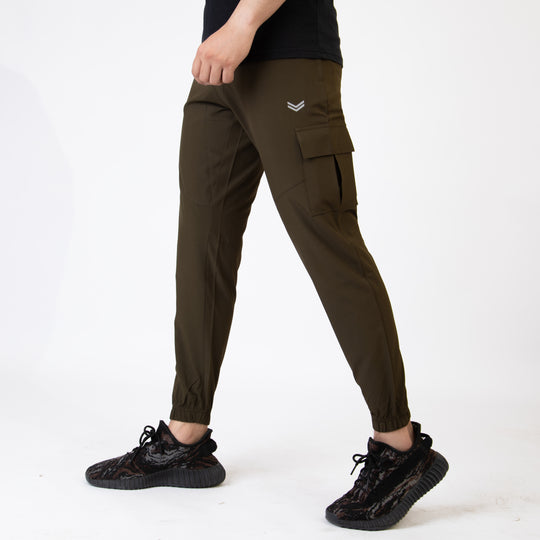 Olive Premium Micro Stretch Cargo Pants