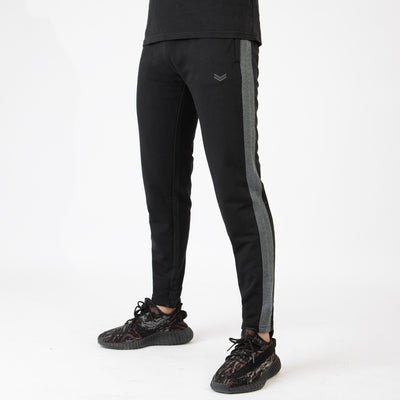 Black Bottoms with Textured Gray Panels