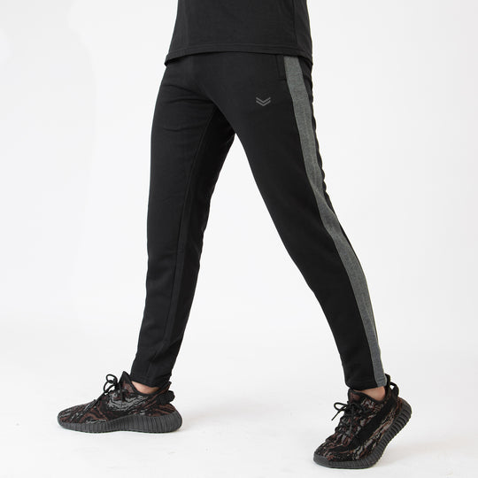 Black Bottoms with Textured Gray Panels