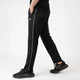 Black Relax Fit Quick Dry Bottoms with White Piping