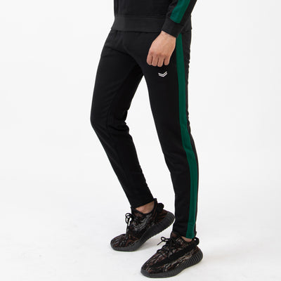Black Bottoms with Green Side Panels