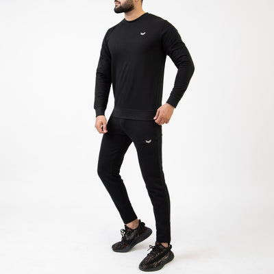 Solid Black Tracksuit