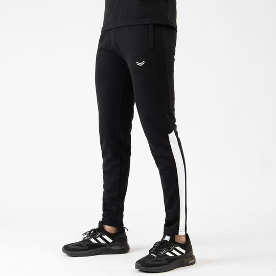 Black Bottoms with White Half Panels