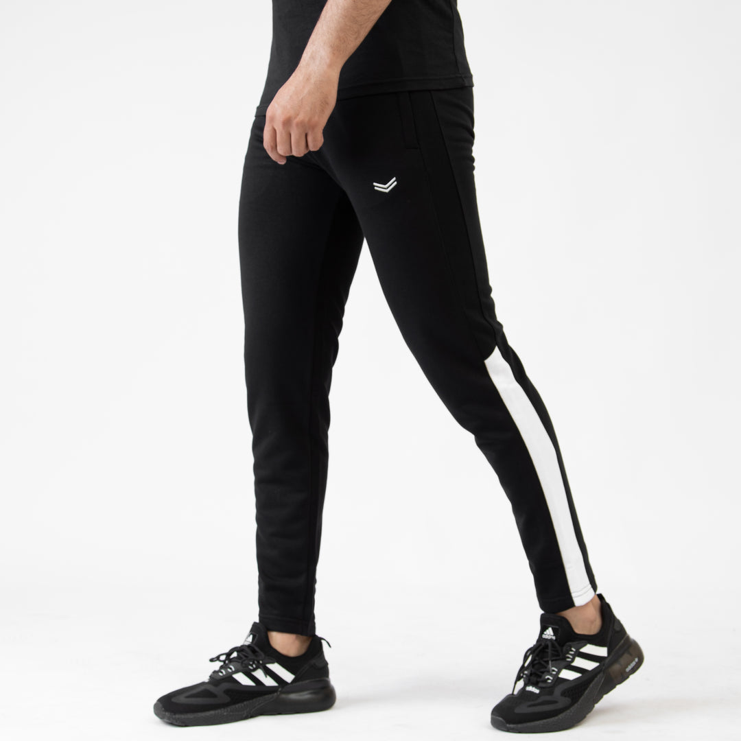 Black Bottoms with White Half Panels