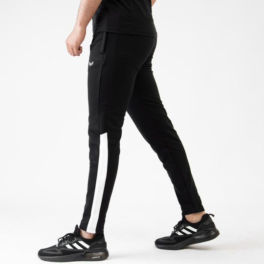 Black Bottoms with White Half Panels