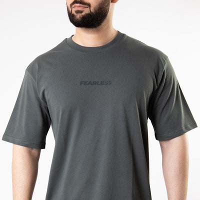 Gray Fearless Relaxed Fit T-Shirt
