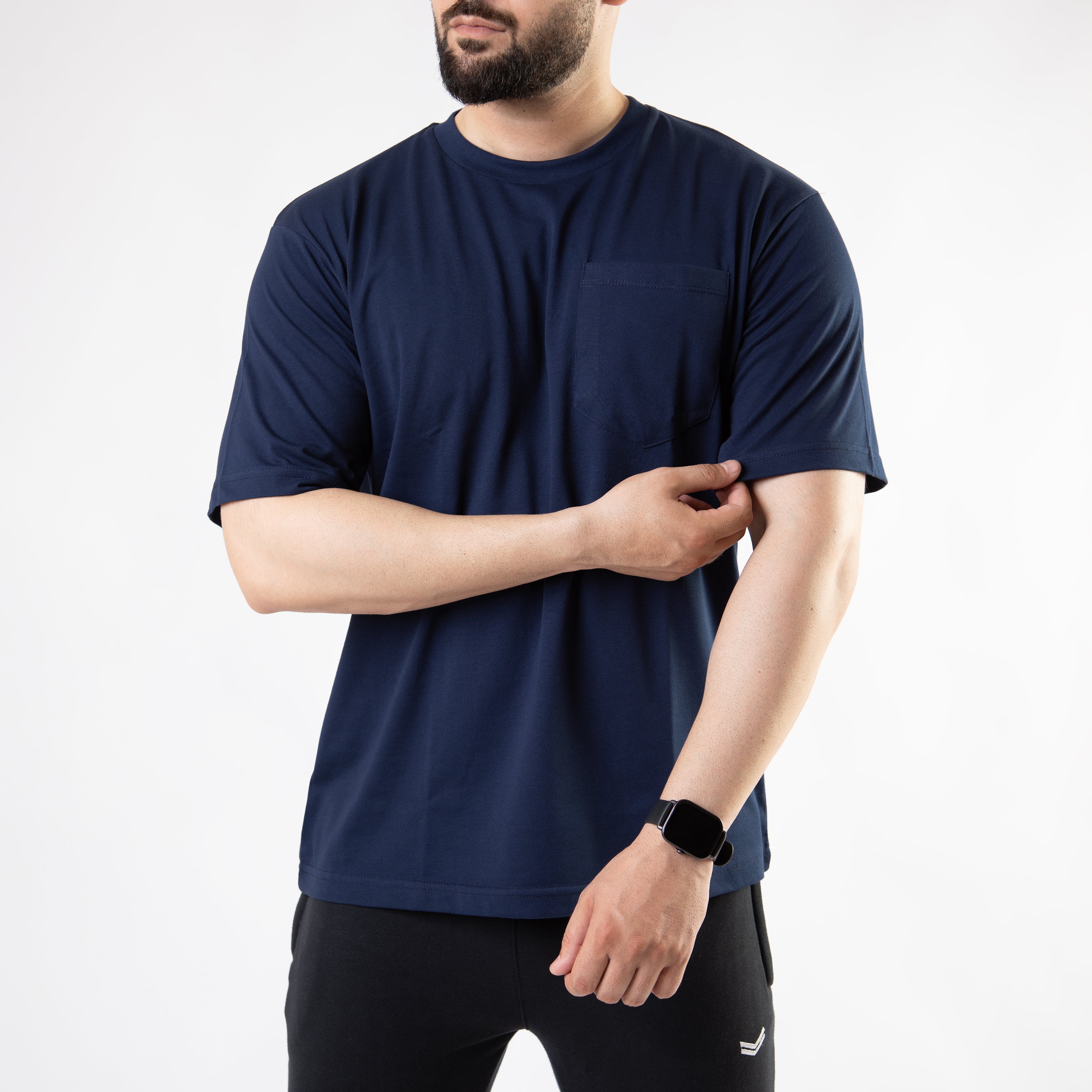 Navy Oversize T-Shirt with Pocket – Rad Clothing Store