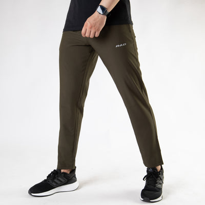 Olive Premium Micro Straight Fit Pants