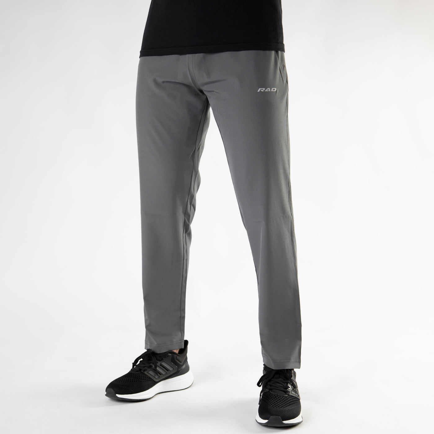 Gray Premium Micro Straight Fit Pants