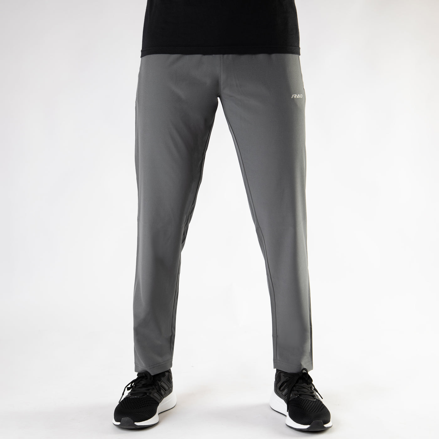 Gray Premium Micro Straight Fit Pants