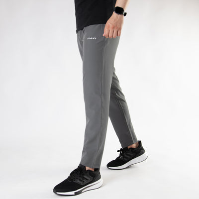 Gray Premium Micro Straight Fit Pants