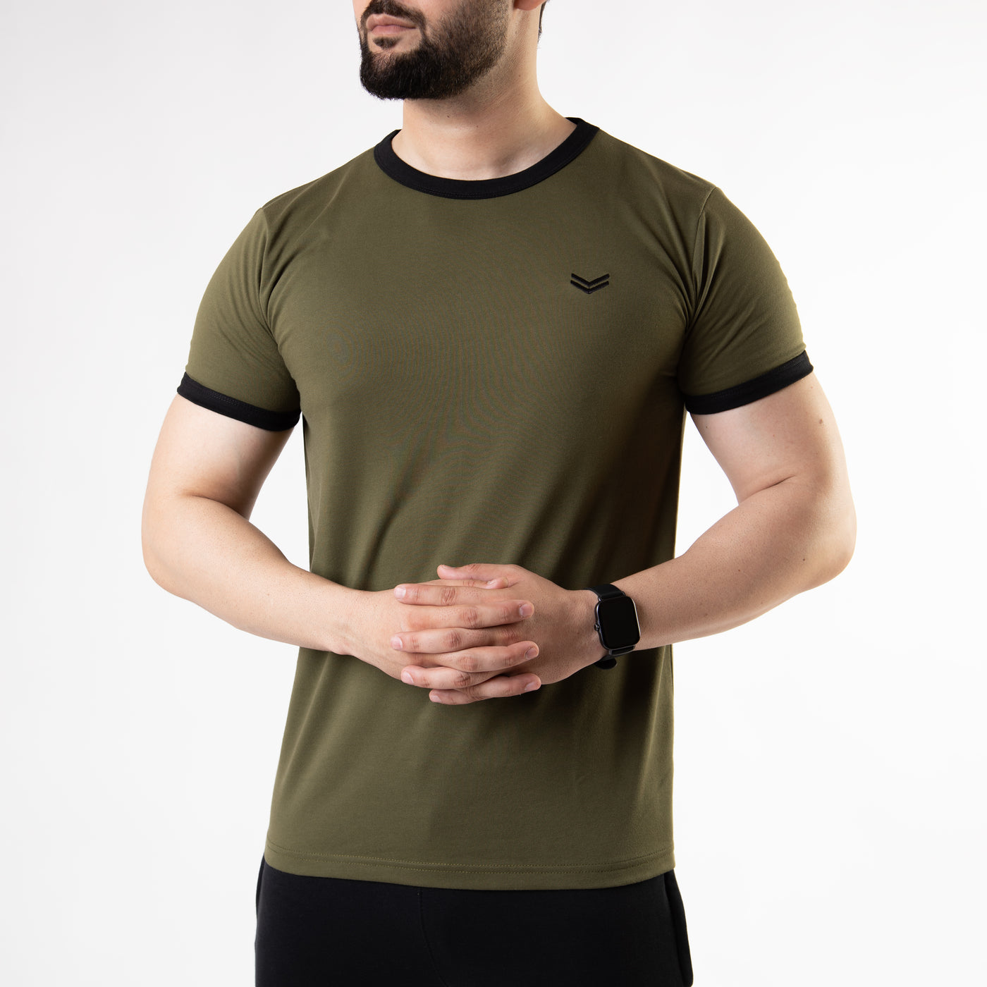 Olive Ringer T-Shirt