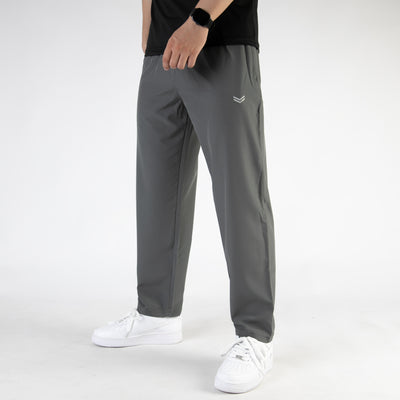 Gray Premium Micro Relaxed Fit Trousers