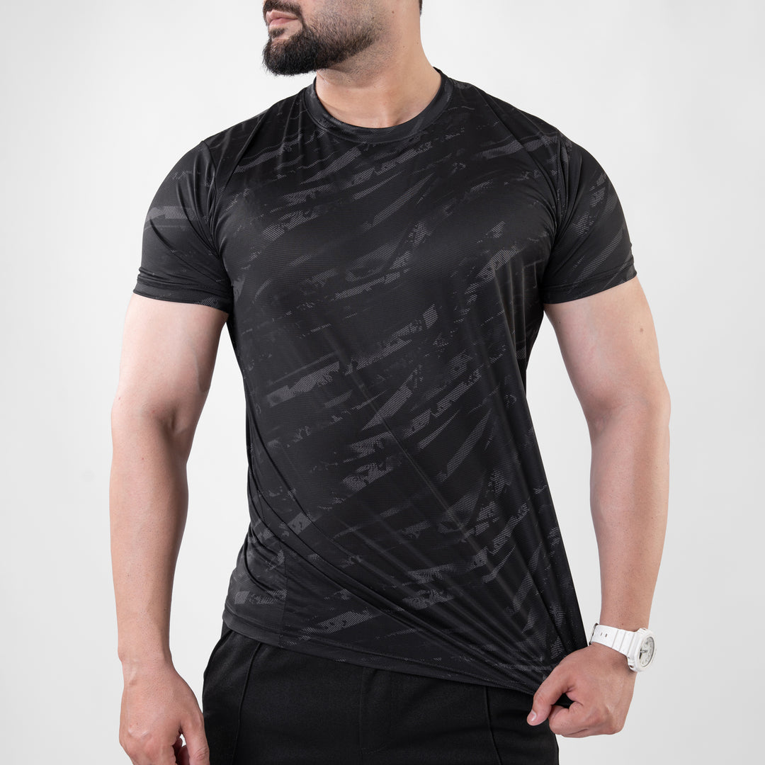 Black Camo Hyper-Tech Mesh Performance T-Shirt