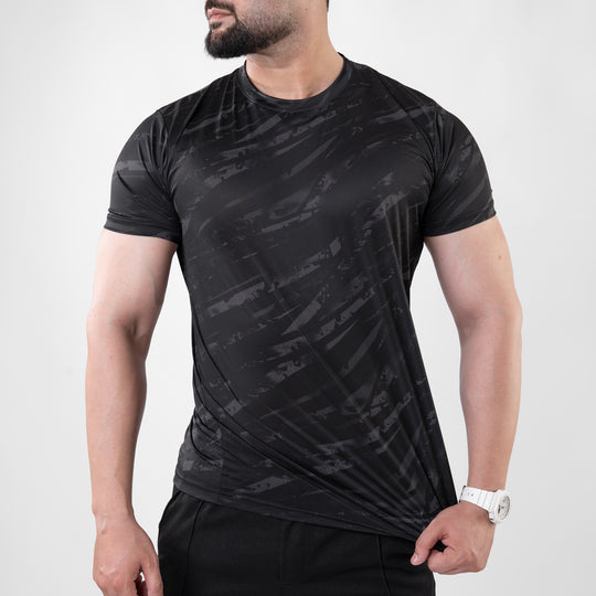 Black Camo Hyper-Tech Mesh Performance T-Shirt