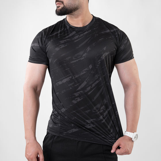 Black Camo Hyper-Tech Mesh Performance T-Shirt