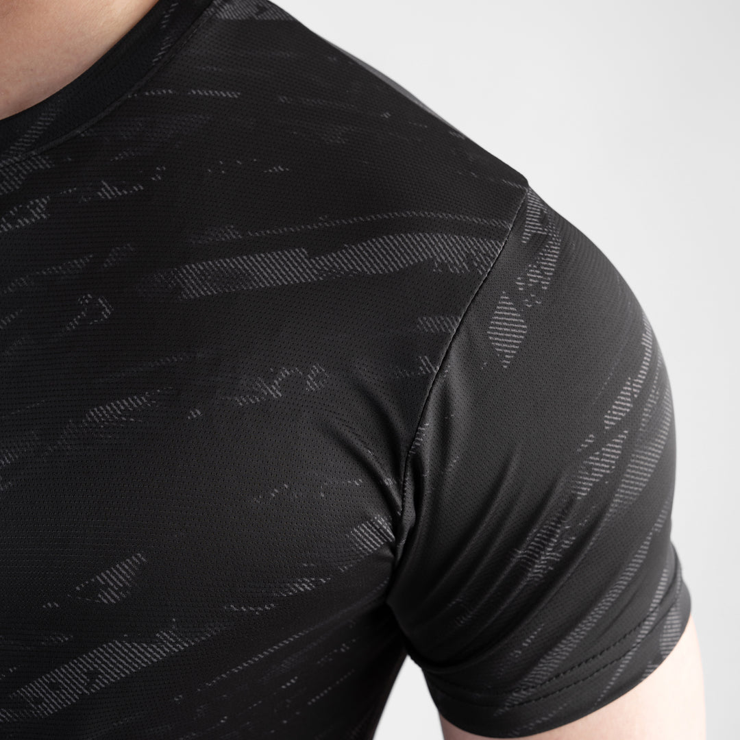 Black Camo Hyper-Tech Mesh Performance T-Shirt
