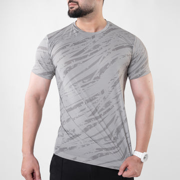 Gray Camo Hyper-Tech Mesh Performance T-Shirt
