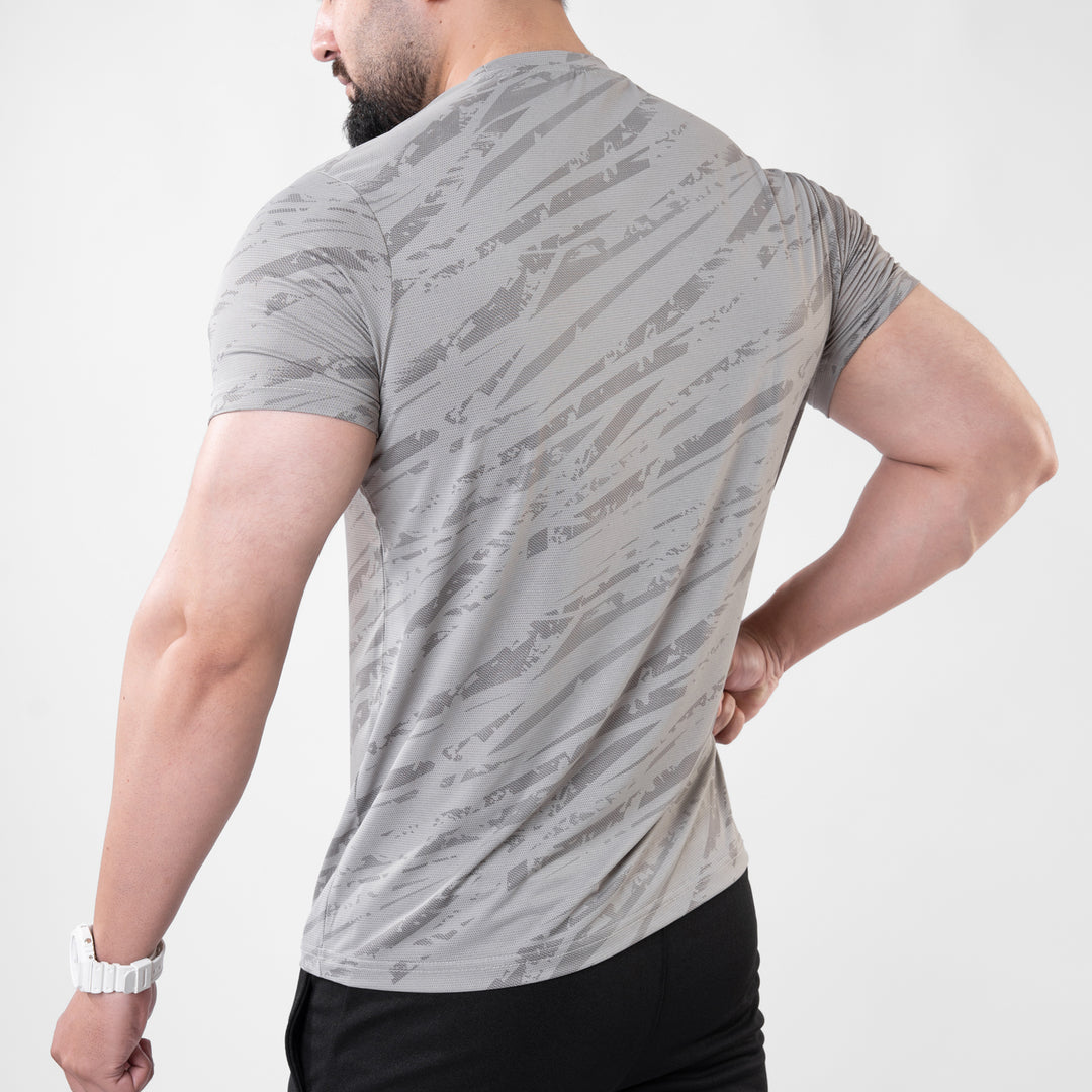 Gray Camo Hyper-Tech Mesh Performance T-Shirt