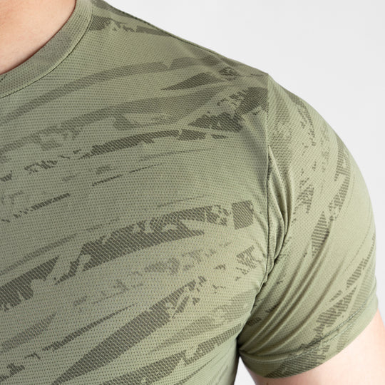 Sage Green Camo Hyper-Tech Mesh Performance T-Shirt