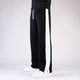 Black Slit Trouser with White Panels