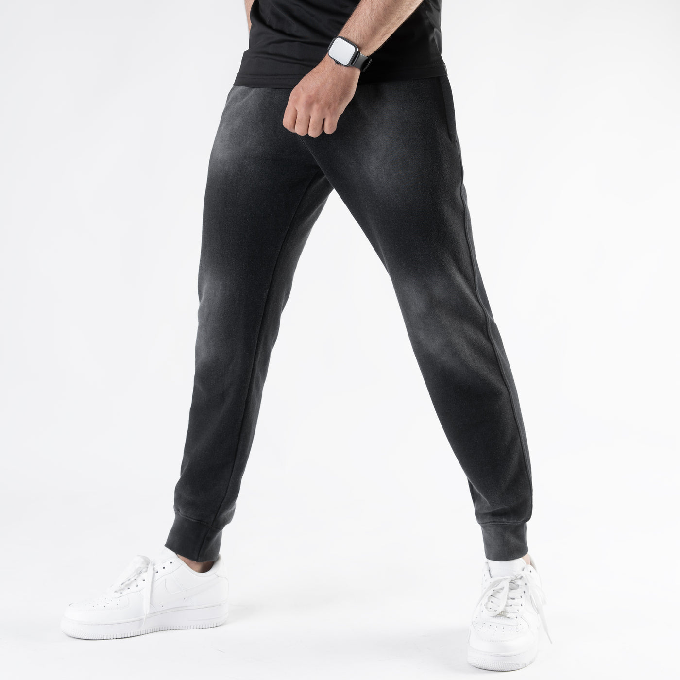 Black Sun Faded Jogger Pants