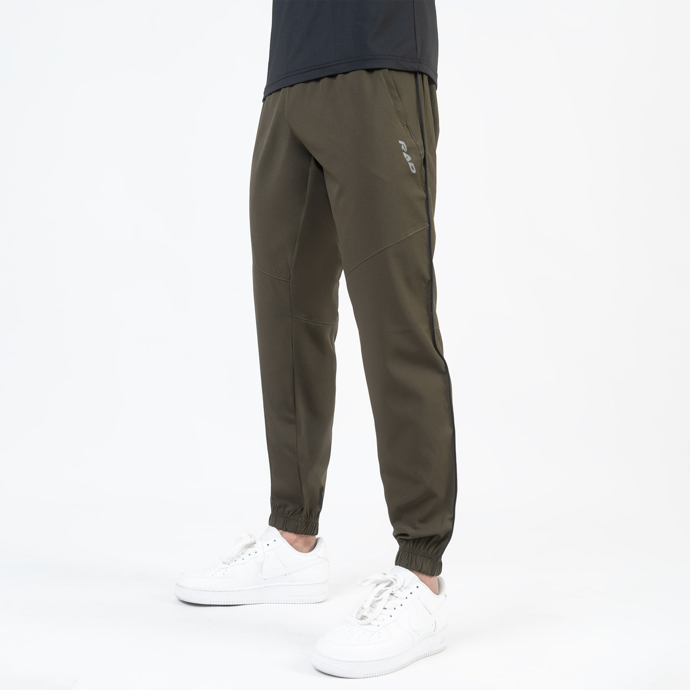 Olive with Black Piping Premium Micro Stretch Tech Pants