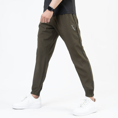 Olive with Black Piping Premium Micro Stretch Tech Pants