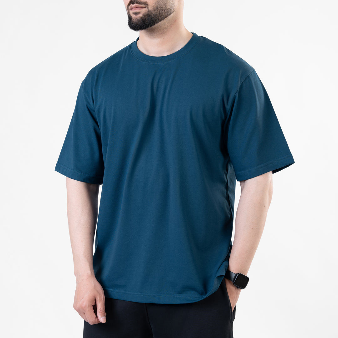 Teal Blank Oversize T-Shirt