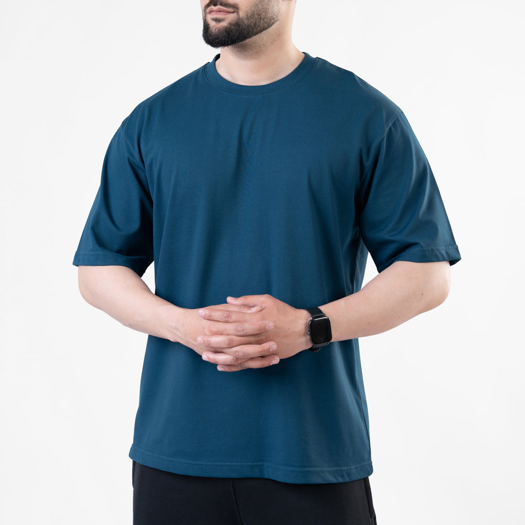 Teal Blank Oversize T-Shirt