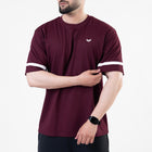 Wine Maroon White