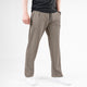 Khaki Loose Fit Pleated Trousers