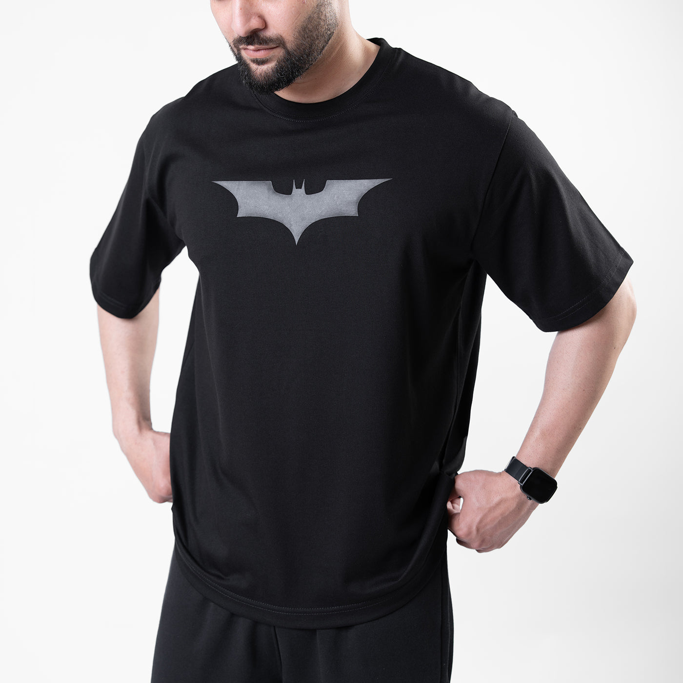 Bat-Signal Black Oversize T-Shirt