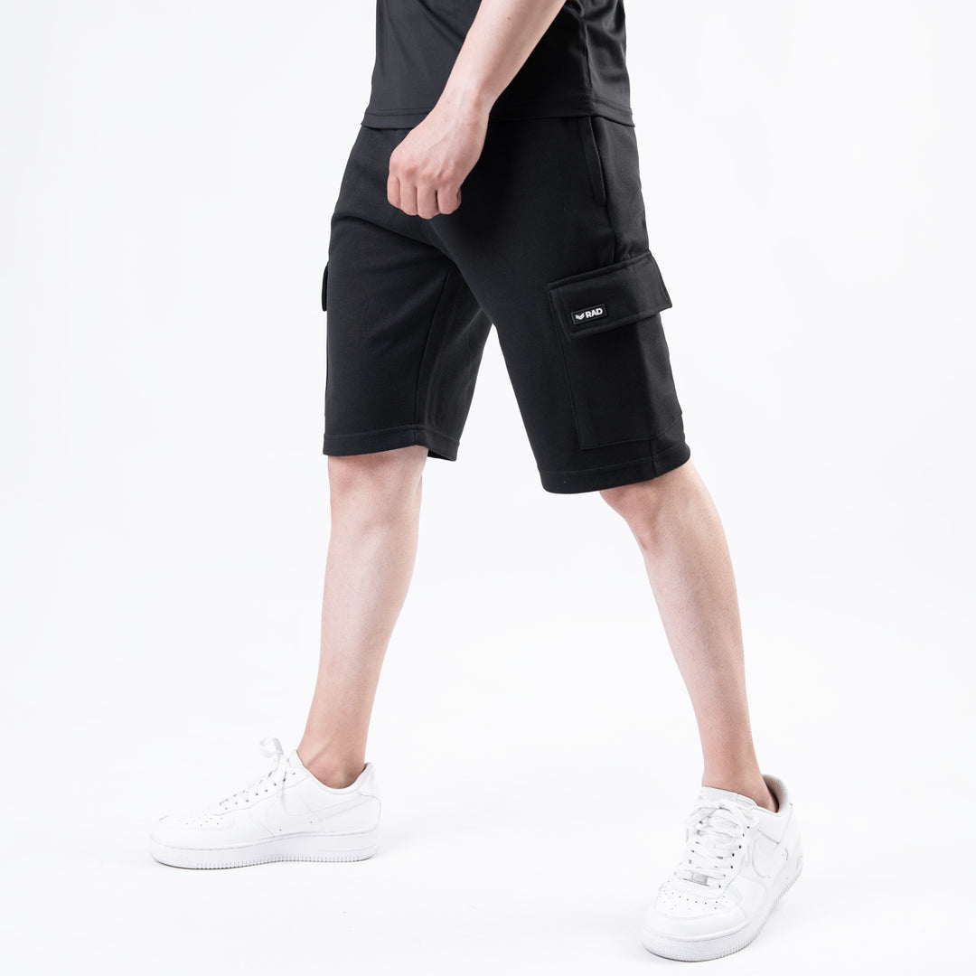 Black Cargo Shorts