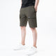 Olive Gray Baggy Fit Lycra Terry Cargo Shorts