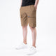 Fawn Baggy Fit Lycra Terry Cargo Shorts
