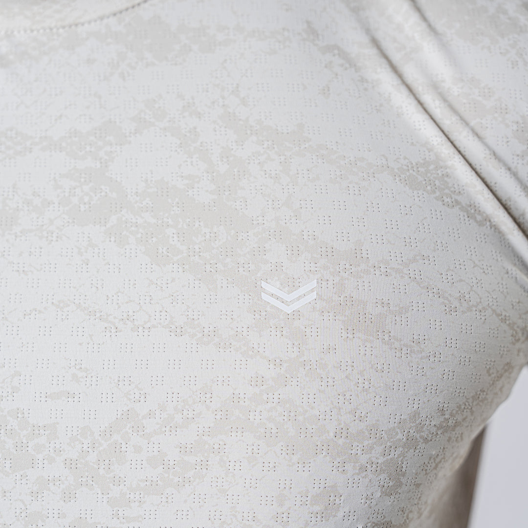 Offwhite Perforated 4-Way Stretch Texture Camo T-Shirt