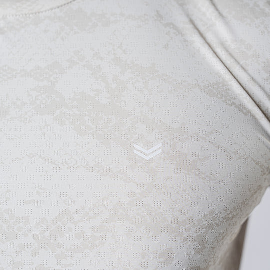 Offwhite Perforated 4-Way Stretch Texture Camo T-Shirt