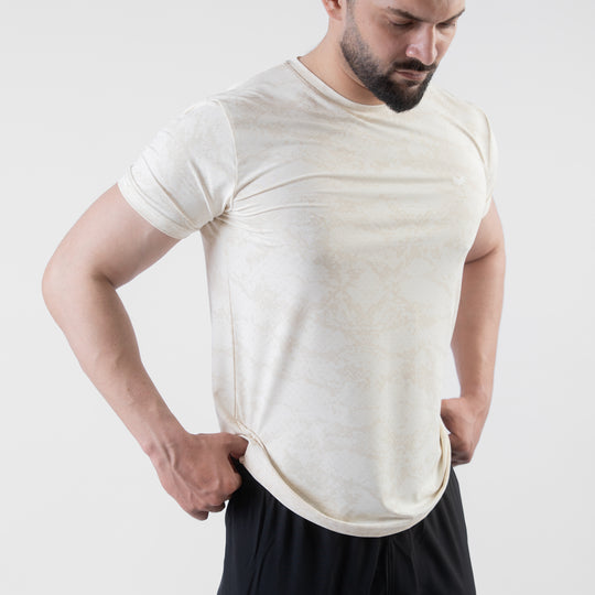 Offwhite Perforated 4-Way Stretch Texture Camo T-Shirt