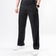 Black Loose Fit Front Stitch Trousers